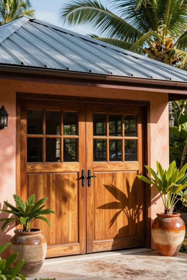 Rustic Wooden Garage Doors