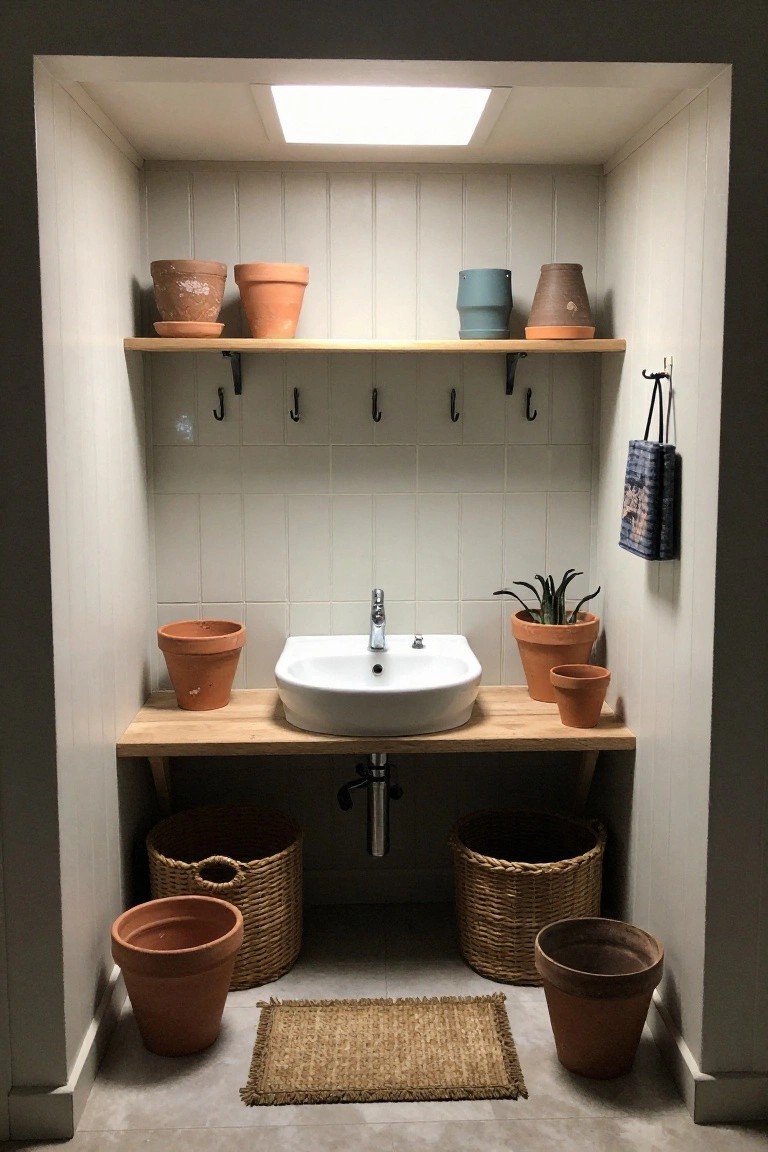 Skylight in Garage Sink Area