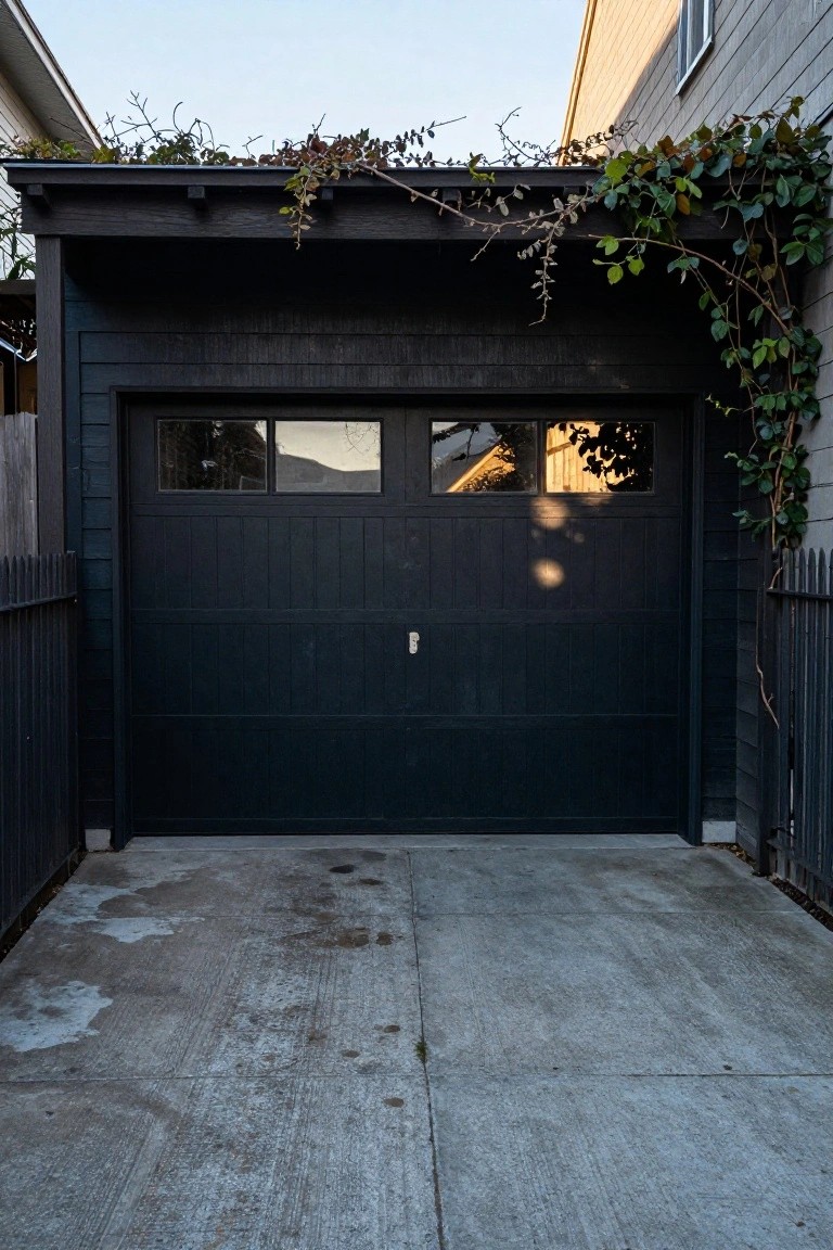 Climbing Vines on Carriage Garages