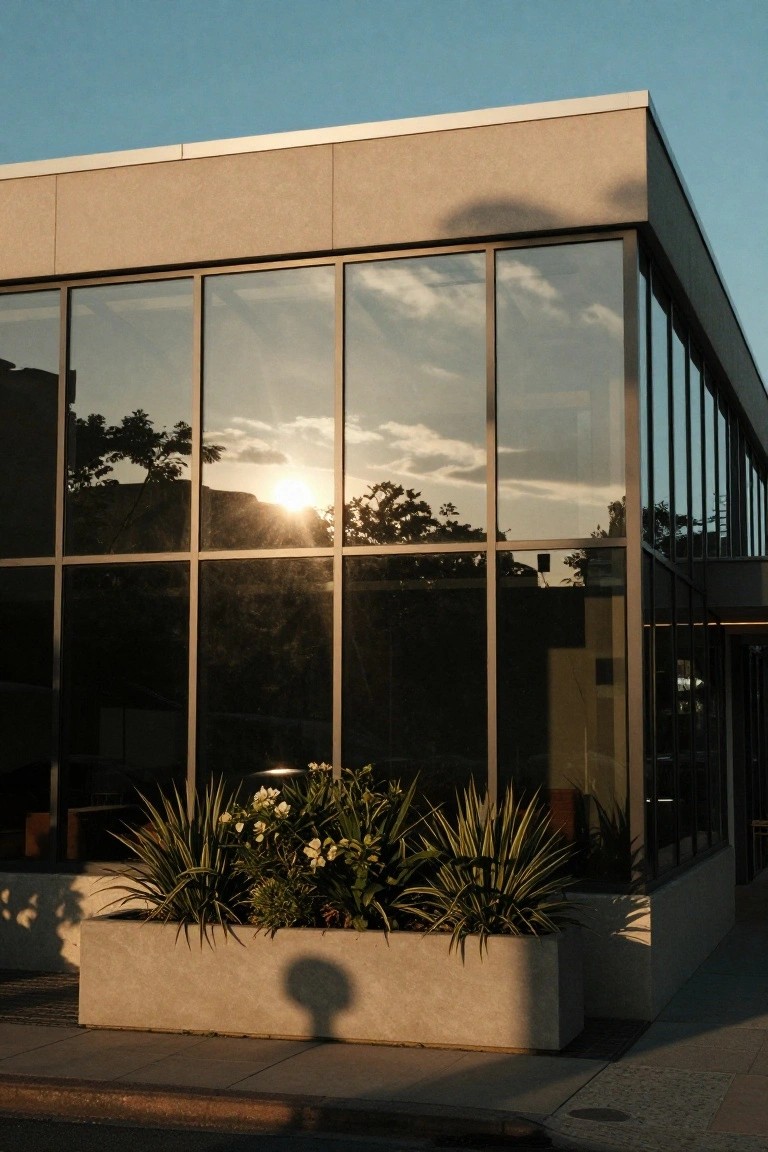 Large Glass Garage Doors