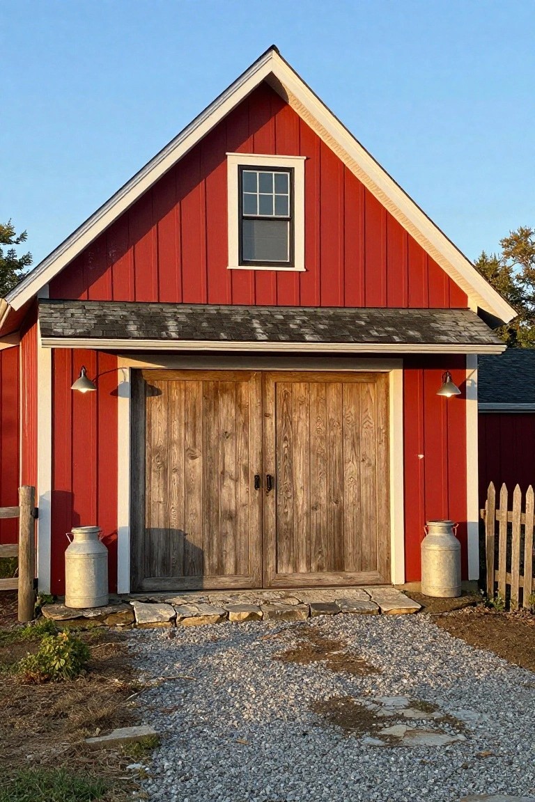 Barn Red Garage Walls