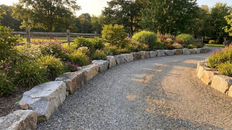 17 Smart Gravel Driveway Edging Ideas for a Clean Polished Finish